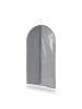 relaxdays 3 x Kleidersack in Grau/ Transparent - (B)58 x (H)99 cm