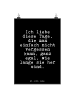 Mr. & Mrs. Panda Print Ich liebe diese Tage,... mit Spruch in Schwarz