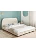 Beliani Doppelbett ROISEL in Beige/Schwarz - (W) 181 x (H) 101 x (L) 226 cm