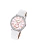 Candino Analog-Armbanduhr Candino Elegance weiß mittel (ca. 36mm)