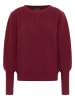 faina Strickpullover in Dunkelkirschrot