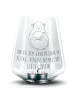 Mr. & Mrs. Panda Stumpenkerzenhalter Chinchilla Blume mit Spruch in Transparent