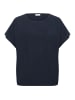 KAFFE curve Bluse kurzarm KCnana Loose fit in Midnight Marine