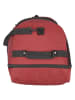 Nowi 2 Rollen Reisetasche 61 cm mit Dehnfalte rot