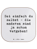 Mr. & Mrs. Panda Untersetzer für Gläser Spruch Selbstakzeptanz E... in Weiß