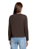 CARTOON Strickpullover mit Rundhalsausschnitt in Dunkelbraun
