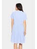 SAINT TROPEZ Kleid ElmikoSZ A-shape in Chambray Blue White Stripe