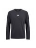 adidas Shirt Ultimate Running Merinol in Schwarz