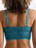 Erlich Textil  ICONIC LACE BRALETTE TOP in tiefseeblau