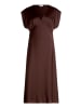 Vera Mont Abendkleid mit V-Ausschnitt in rostbraun