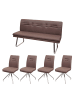 MCW Esszimmer-Set H70, Braun 160cm