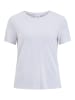 Vila Basic T-Shirt Kurzarm Rundhals Top Oberteil VIMODALA in Weiß