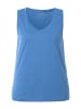 Ulla Popken Strick-Top in denimblau