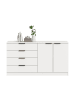 ebuy24 Sideboard Kopenhagen Weiß 148 x 35 cm