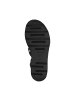 Tamaris Sandalen mit Keilabsatz aus Leder Schwarz