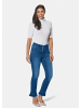 MADELEINE Jeans mit Plissee-Saum in blue
