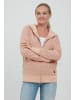 Oxmo Kapuzensweatjacke in rosa