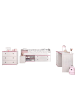 58 aufm Kessel KINDERZMMER-SET Parisot Smoozy 4-tlg. Holznachbildung Kiefer Weiß/Pink