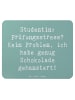 Mr. & Mrs. Panda Mouse Pad Spruch Studentin Schokoladenliebe mit... in Meeresbrise