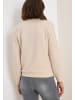 Cecil Sweatshirt in teddy vanilla white