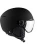 Alpina Skihelm mit Visier in schwarz