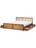 Beliani 5-tlg Doppelbett OLENDON in Braun