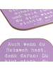 Mr. & Mrs. Panda Untersetzer Spruch Heimweh überwinden mit Spruch in Lavendeltraum