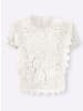 Heine Spitzen-Bluse in ecru