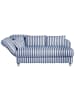58 aufm Kessel RECAMIERE Armlehne links Katia Flachgewebe blau