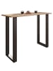 VCM  Holz Bartisch Stehtisch Tisch Tresen Xona 140x50 in Schwarz / Sonoma-Eiche