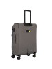 D&N Travel Line 9704 4 Rollen Trolley M 68 cm mit Dehnfalte in grey