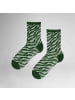 Hudson Socken Curved Line gemustert in Palm green