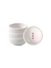like. by Villeroy & Boch 6er Set Dipschalen With Love ø 8 cm weiß in weiß