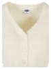 Urban Classics Urban Classics Damen Ladies Cropped Feather Cardigan in whitesand