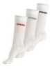 Copenhagen Studios Tennissocken in 3x off white mit farbigem Markenlogo