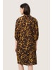 Soaked in Luxury Langarm-Bluse SLGunvy Lockere Passform in Tortoise Print