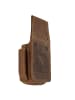 Greenburry Vintage Gürteltasche Leder 14,5 cm braun