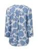 Franco Callegari Bluse Lola in hellblau weiß