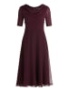 Vera Mont Cocktailkleid im Glitzer-Look in Strong Aubergine