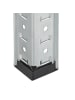 relaxdays Schwerlastregal in Silber - (B)120 x (H)200 x (T)60 cm