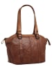 SPIKES & SPARROW Handtasche echt Leder in cognac