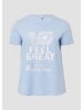 QS T-Shirt  in  50D0_hellblau