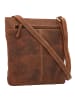 Greenburry Vintage Umhängetasche Leder 23 cm in braun