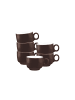 Seltmann Weiden 6er Set Espressotassen Sento Home Pure Colors in Chocolate Brown 80 ml