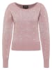 myMo at night Damen Strickpullover in Mauve Silber