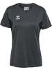Hummel T-Shirt "Hmlauthentic Pl Jersey S/S Woman" in Grau