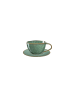 LEONARDO 4-tlg. Cappuccinotassen Matera in – 180 ml in Grün