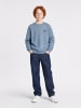 Petrol Industries Meliertes Sweatshirt mit Rundhals Forgerun in Blau