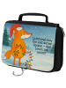 Mr. & Mrs. Panda Beauty Case Fuchs Weihnachten Design mit Spruch in Weiß