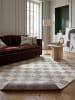 KADIMA DESIGN Teppich Kurzflor waschbar AFTON skandinavisch Wohnzimmer Diele in Natur-Grün